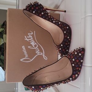 Christian Louboutin Studded Follies 120